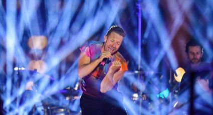 Los integrantes de Coldplay y un gesto que dio de qué hablar