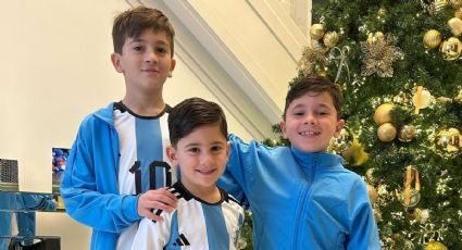 Thiago Messi, hijo de Lionel Messi, vivió un mágico momento en Qatar