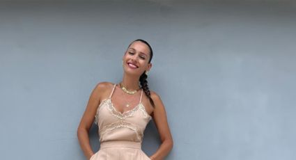 Pampita robó corazones con un impecable look nocturno