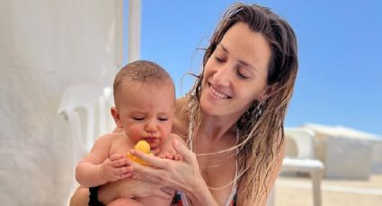 Mica Viciconte y Luca conquistaron las playas de Mar del Plata