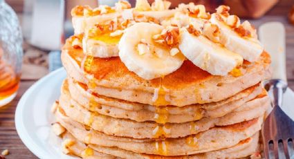 Te damos la receta para hacer unos panqueques de avena y banana, saludables y súper ricos