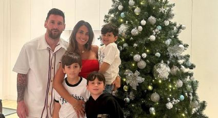 El outfit casual de la familia de Lionel Messi para conocer una estrella internacional