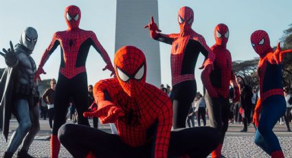 Insólita convocatoria de "Spidermans" coloca a Argentina en lo más alto