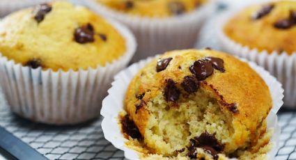 Receta: deliciosos muffins de banana y chocolate