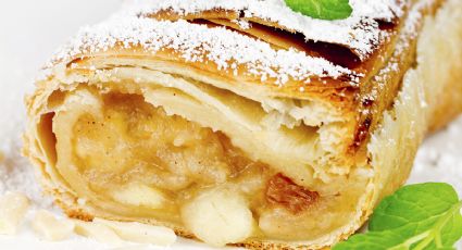 Sorprendé a todos con esta receta de strudel de manzana