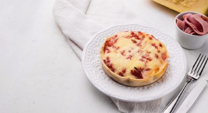 Tarta de jamón y queso sin TACC, práctica y sencilla