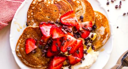 No te pierdas esta fácil receta de panqueques de avena