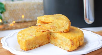 Receta única para preparar una tortilla de papas