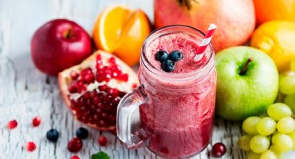 Smoothie de frutas, una receta ideal para combatir el calor