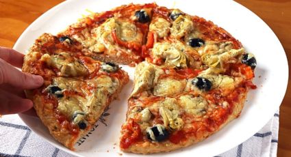 Te damos la receta para hacer pizza sin harina