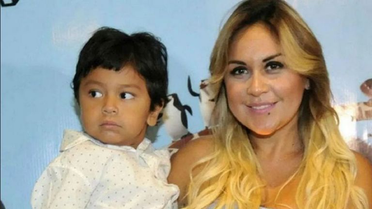 Veronica Ojeda y Dieguito Fernando
