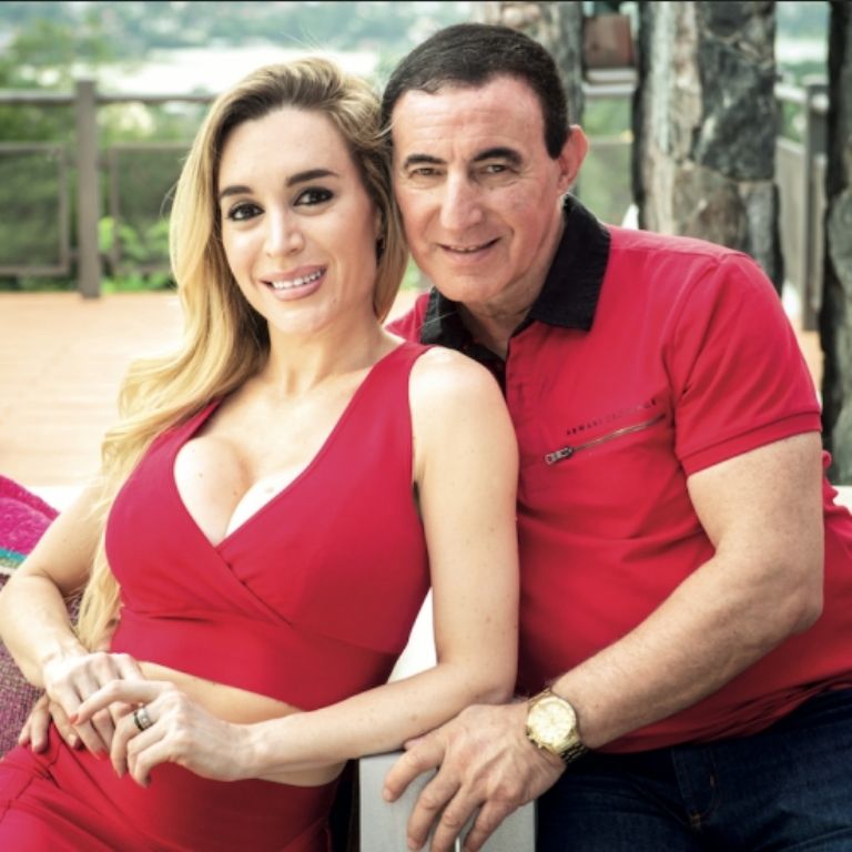 Fátima Florez y su marido