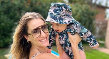 El hijo de Mica Viciconte enamoró a todos