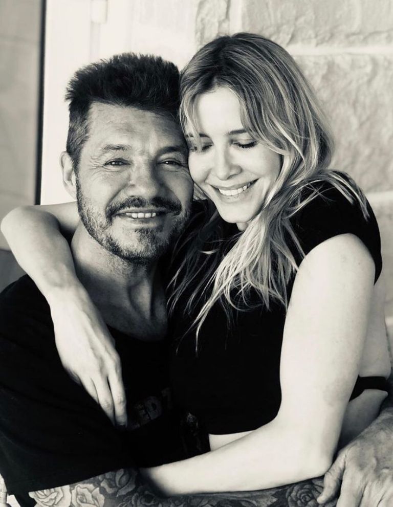 Marcelo Tinelli y Guillermina Valdés. Fuente: (Instagram).
