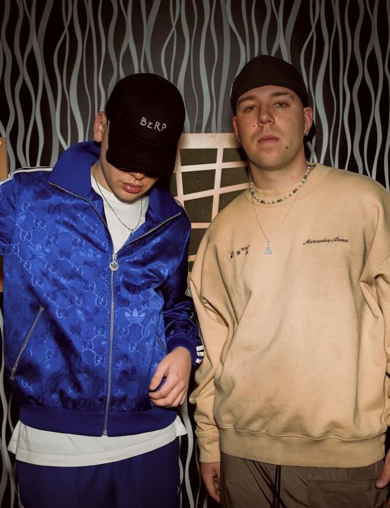 Bizarrap y Quevedo. Fuente: (Instagram).
