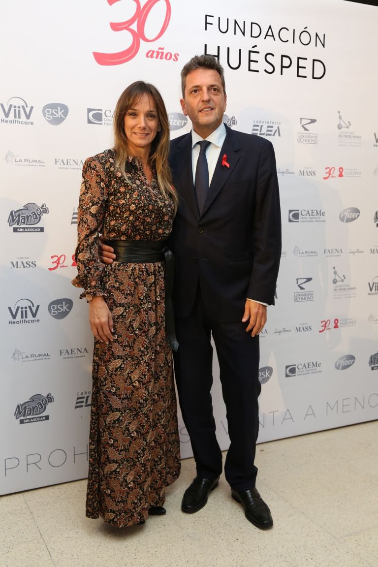 Sergio Massa y Malena Galmarini. Fuente: (Twitter).