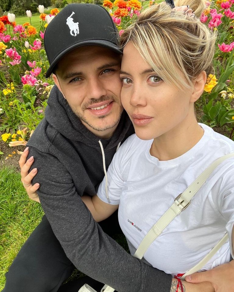 Wanda y Mauro Icardi. Fuente: (Instagram).