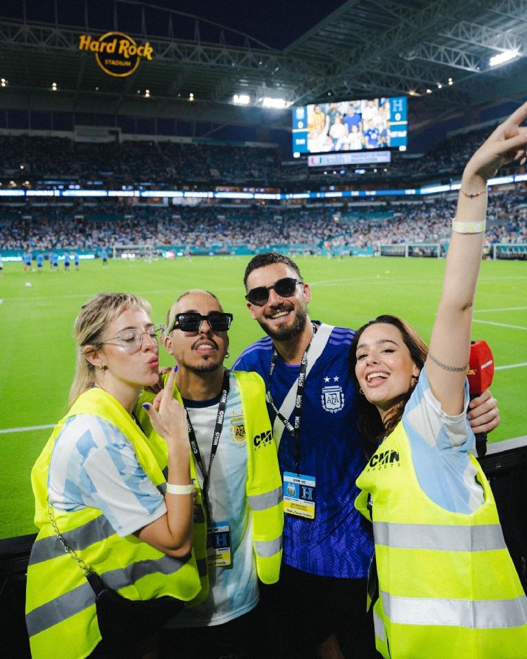 Nati Jota, Nacho Elizalde, Nico Occhiato y Flor Jazmín. Fuente: (Instagram).