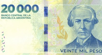 El gobierno estrena los nuevos billetes de 20.000 pesos