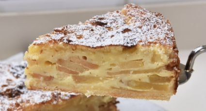 Te damos la receta para hacer la exquisita torta de manzanas haraganas