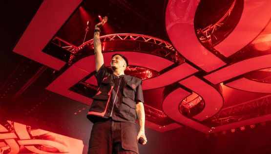 Duki sube a un mini fan al escenario a cantar y enloquecen a todo el público