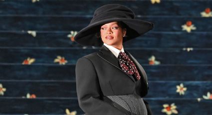 Rihanna apareció en la Met Gala anunciando su inesperado embarazo